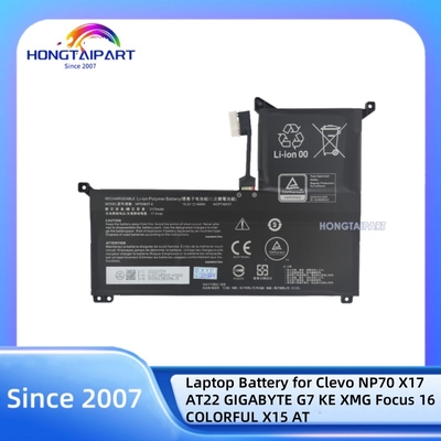 kopen Laptop Battery NP50BAT-4-54 4ICP7 89% New for Clevo NP70 X17 AT22 15.2V 49WH online vervaardiging