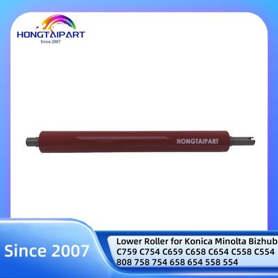 kopen Onderste rol voor Konica Minolta Bizhub C759 C754 C659 C658 C654 C558 C554 808 758 754 658 654 558 554 Druk verwarming fuser reserveonderdelen online vervaardiging