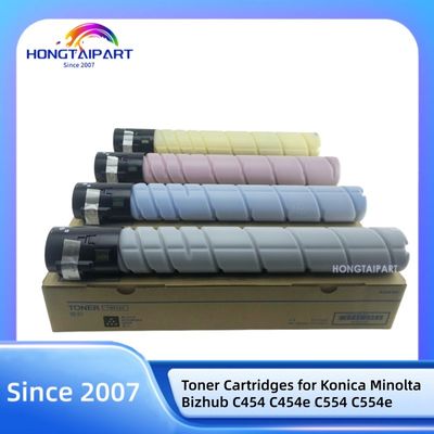 kopen TN512 Tonercartridge voor Konica Minolta Bizhub C454 C454e C554 C554e met BK 540g capaciteit online vervaardiging