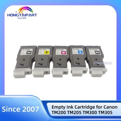 kopen Empty Ink Cartridge 300ML PFI320 PFI-320 for Canon TM200 TM205 TM300 TM305 Compatible with Neutral Packing online vervaardiging