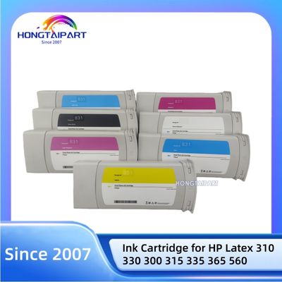 kopen 775ML Empty Ink Cartridge Compatible with HP Latex 310 330 300 315 335 365 560 Models 831C CZ694A-PK CZ695A-C CZ696A-M CZ697A-Y CZ698A-LC CZ699A-LM CZ706A-OP online vervaardiging