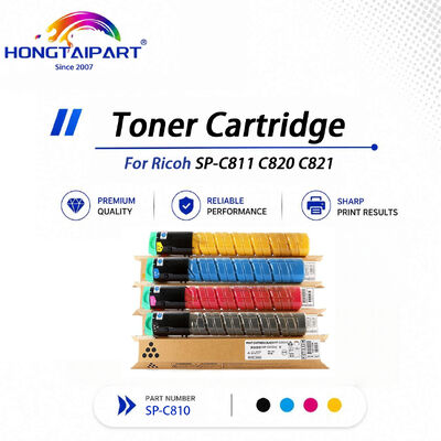 Kopen Verzadiging-versterkte SP-C810 tonercartridge Anti-strepen Gradiënt-glad Compatibel voor Ricoh SP-C811 C820 C821 online vervaardiging