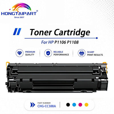 Kopen Opbrengstverhoogde PLUS-versie CHG-CC388A Zwarte tonercartridge Dichtheidsstabiel Anti-fading Compatibel voor P1106 P1108 online vervaardiging