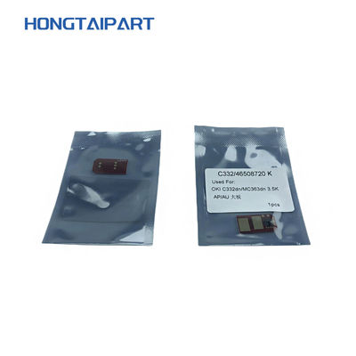 Het terugstellentoner de Grootteap van Chip For OKI C332dn MC363dn Grote van de de Versiepatroon van Au Spaander 46508709 46508710 46508711 46508712 3.5K