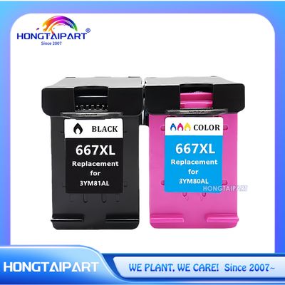 Inktcartridge 3YM81AL 3YM80AL 667XL 667 Voor HP DeskJet Ink Advantage 1275 2374 2375 2376 2775 2776, Plus 6475 6476, DeskJet Plus Ink Advantage 6075 Printer