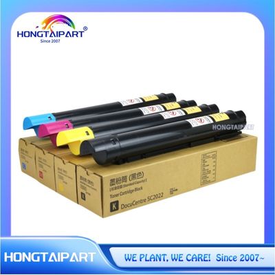 HONGTAIPART Compatible Color Toner Cartridge CT202952 CT202956 CT202957 CT202958 voor Fuji Xerox DC SC2020 SC2022 Hoogwaardig Zwart Geel Cyan Magenta High Capacity Kopieeronderdeel