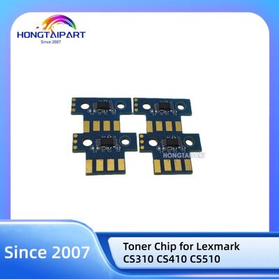 Tonerchip 70C80K0 70C80C0 70C80M0 70C80Y0 voor Lexmark CS310 CS410 CS510 Printer Onderdelen HONGTAIPART