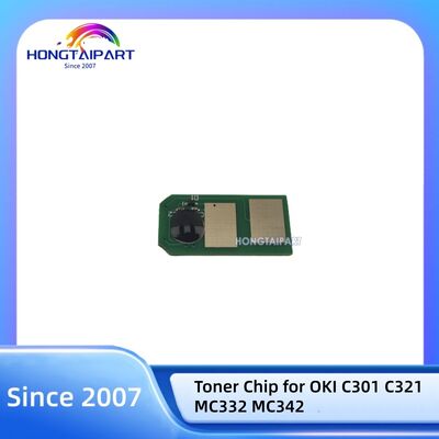 Tonerchip 44973546 voor OKI C301 C321 MC332 MC342 Kleurenprinter Chips Reserveonderdelen Hongtaipart