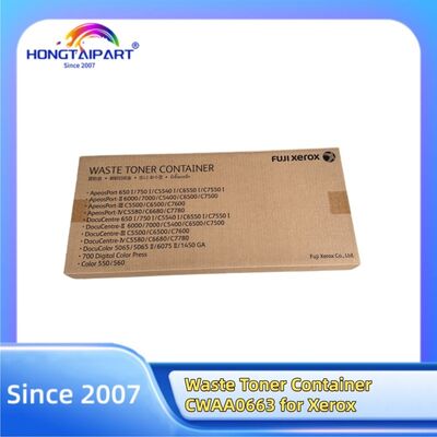 Afval tonercontainer CWAA0663 voor Xerox 650i 750i C5540i C6550i C7550i 6000 7000 C5400 C6500 C7500 C5550 C6500 C7600 C5580 C6680 C7780 DocuColor 5065 5065II 6075II 1450 GA 700 Digitale kleur 550 560