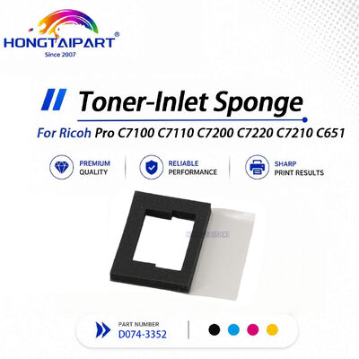 Stofblokkering Ontwikkelaar Toner-inlaatspons D074-3352 Poederafdichting Passende afmetingen Compatibel voor Ricoh Pro C7100 C7110 C7200 C7220 C7210 C651