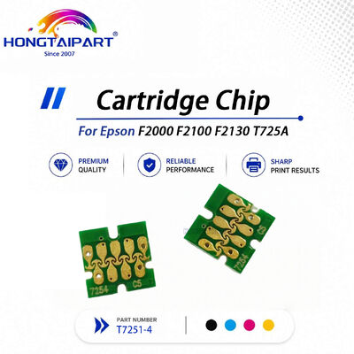 Signaal-responsieve T7251-4 eenmalige cartridge chip contact-solid kalibratie-precies compatibel voor Epson F2000 F2100 F2130 T725A
