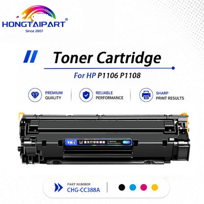 Opbrengstverhoogde PLUS-versie CHG-CC388A Zwarte tonercartridge Dichtheidsstabiel Anti-fading Compatibel voor P1106 P1108