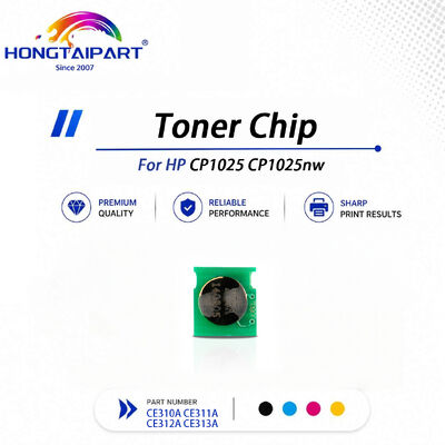 Gemakkelijke navulling recyclebare toner CE310A CE311A CE312A CE313A Chip voor HP CP1025 CP1025nw
