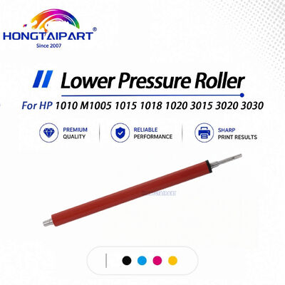 Siliconen gladde fuser Onderste drukrol Hittebestendig Maatnauwkeurig Compatibel voor HP 1010 1015 1020 printer